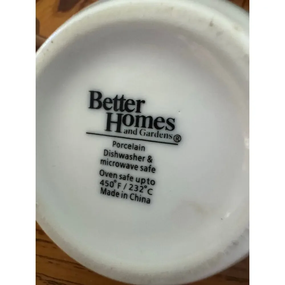 Lot of 4 Coffee Mugs Studio ICP Home Pier 1 Bodum Better Homes & Gardens